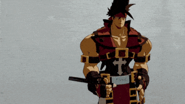 Sol Badguy Lesson Reaction GIF - Sol Badguy Lesson Sol Reaction GIFs
