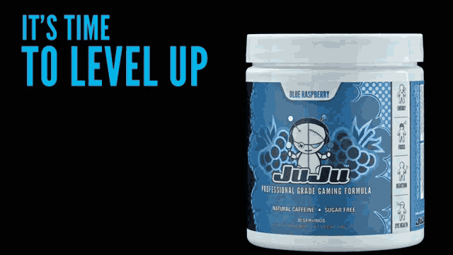 a white container with the words " it 's time to level up " on it