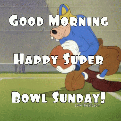 Good Morning Super Bowl GIF