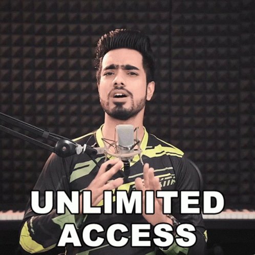 Unlimited Access Unmesh Dinda GIF - Unlimited Access Unmesh Dinda Piximperfect GIFs