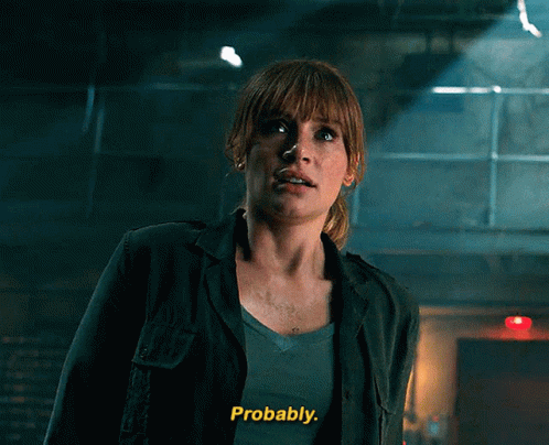 Jurassic World Claire Dearing GIF - Jurassic World Claire Dearing Probably GIFs