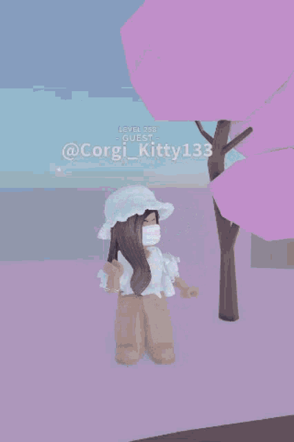 a picture of a girl with a mask on says hi i 'm sorry for not posting but will be posting every week < 3