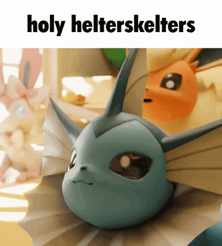 a picture of a cartoon character with the words holy helterskellers above it