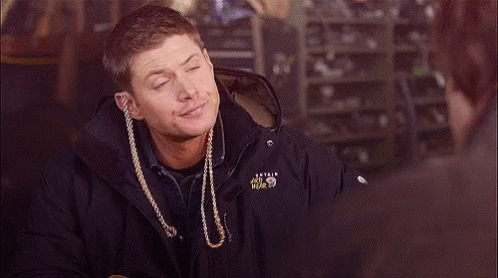 Dean Winchester Bling GIF - Dean Winchester Bling Earrings GIFs