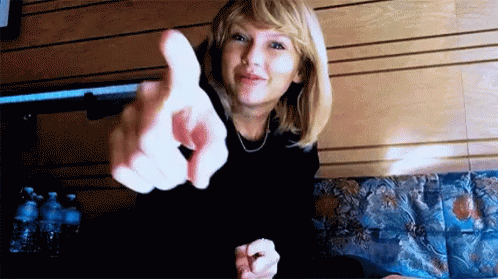 Taylor Swift Point GIF - Taylor Swift Point Happy GIFs