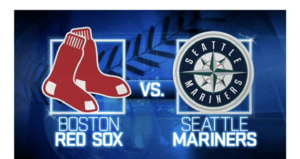 a boston red sox vs. seattle mariners ad