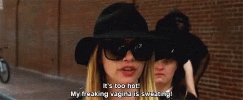 Ahs Coven My Vagina Is Sweating GIF - Ahs Coven My Vagina Is Sweating So Hot GIFs