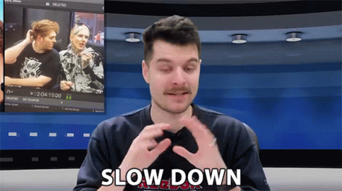 Slow Down Benedict Townsend GIF - Slow Down Benedict Townsend Calm Down GIFs