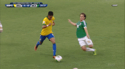 a soccer game is being played on espn and the score is 1-0