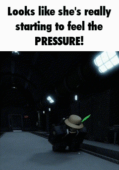 looks like she 's really starting to feel the pressure .