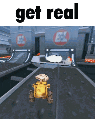 a picture of a video game with the words get real