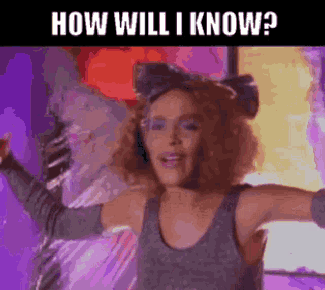 Whitney Houston How Will I Know GIF - Whitney Houston How Will I Know Mtv GIFs