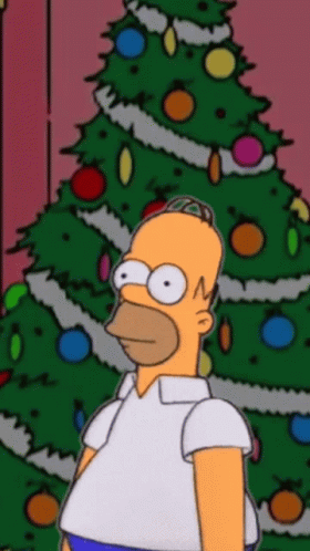 Homer Simpson Homer Christmas GIF - Homer Simpson Homer Christmas Simpsons Christmas GIFs