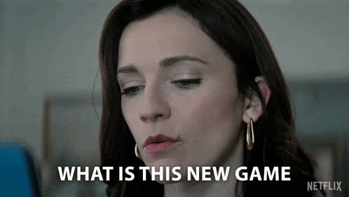 a woman says what is this new game netflix