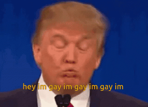 Donald Trump Hey GIF - Donald Trump Hey Im Gay GIFs