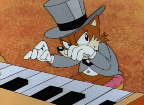 Tails Piano GIF - Tails Piano Music GIFs