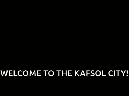 a sign that says welcome to the kasol city with a picture of a city in the background