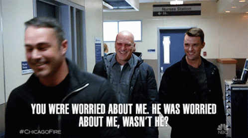 You Were Worried About Me He Was Worried About Wasnt He Jesse Spencer GIF - You Were Worried About Me He Was Worried About Wasnt He Jesse Spencer Taylor Kinney GIFs