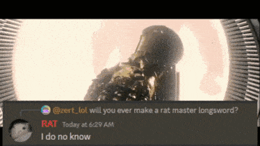 a screenshot of a video game with a rat saying " i do no know "