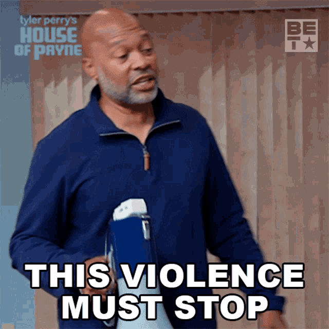 This Violence Must Stop Floyd Jackson GIF - This Violence Must Stop Floyd Jackson House Of Payne GIFs
