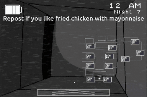 a cartoon of a cat with the words repost if you like fried chicken with mayonnaise below it