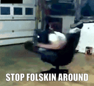 Stop Folskin Around Spinny Chair GIF - Stop Folskin Around Folsk Spinny Chair GIFs