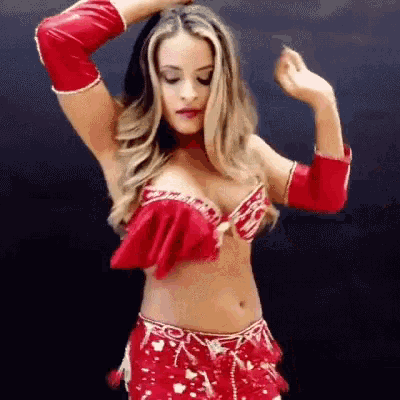Zelina Vega Dancing GIF - Zelina Vega Dancing Belly Dancing GIFs