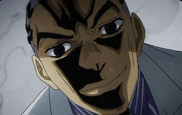 a close up of a cartoon character 's face with the letter l on his forehead