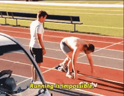 Hehe Running GIF