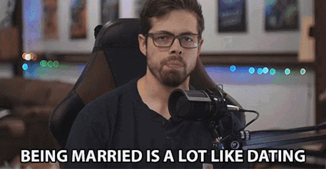 Being Married Is A Lot Like Dating But You Talk About Poop A Lot More Nick Zetta GIF - Being Married Is A Lot Like Dating But You Talk About Poop A Lot More Nick Zetta Basically Homeless GIFs
