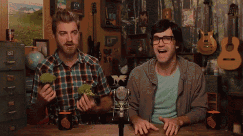 Ways To Make It Easier To Eat Veggies GIF - Good Mythical Morning Rhett Link GIFs