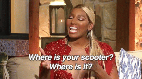 Nene Leakes Where Is Your Scooter GIF - Nene Leakes Where Is Your Scooter Handicap Parking GIFs