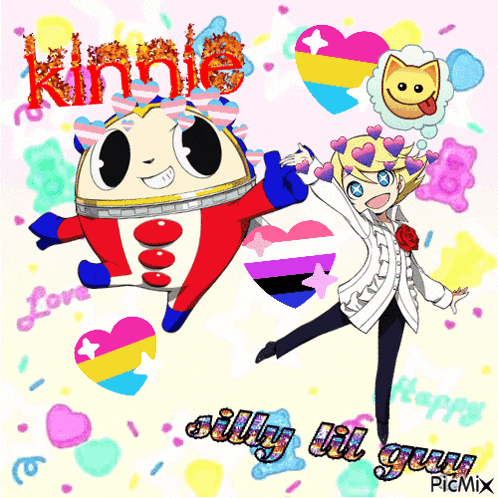 a picture of kibble and a girl with the words silly lil guns
