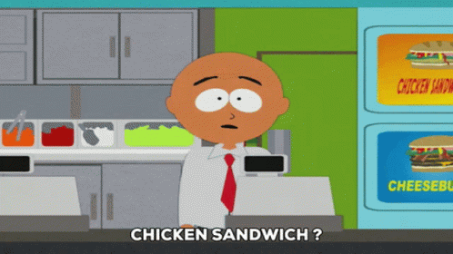 Chicken Sandwich GIF - Chicken Sandwich South GIFs