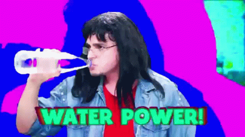 Water Power Drink Water GIF