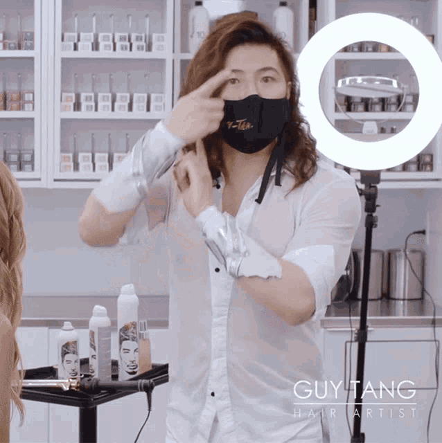 Turn Around Guy Tang GIF - Turn Around Guy Tang Its Curly GIFs