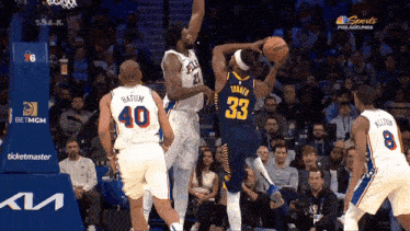 a basketball game is being played in philadelphia sponsored by nbc sports