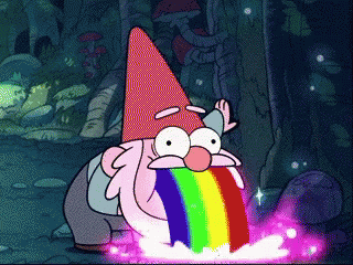 Throw Up Rainbow GIF - Throw Up Rainbow Dwarf GIFs
