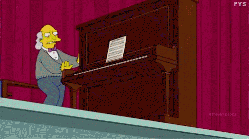 Simpsons Piano GIF - Simpsons Piano Angry GIFs