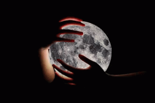 Moon Hug GIF