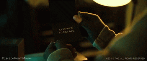 Book A Chance To Escape GIF - Book A Chance To Escape Instruction GIFs