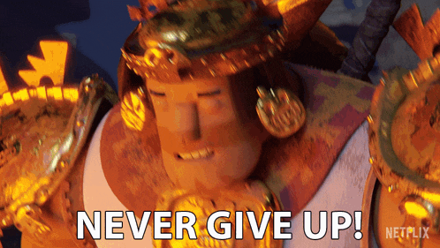 Never Give Up Picchu GIF - Never Give Up Picchu Maya And The Three GIFs