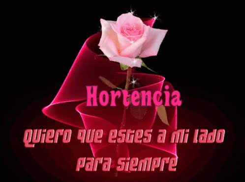 Hortencia Hortencia Name GIF - Hortencia Hortencia Name Rose GIFs