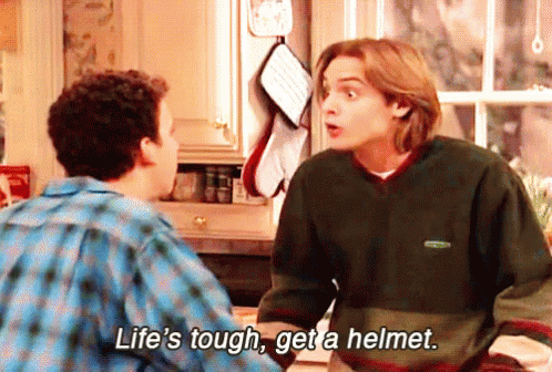Life'S Tough, Get A Helmet - Tough GIF - Tough Helmet Life GIFs