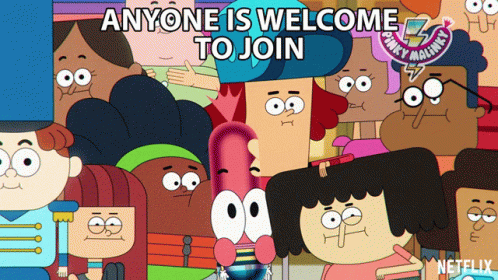 Anyone Is Welcome To Join Pinky GIF - Anyone Is Welcome To Join Pinky Jj Jameson GIFs