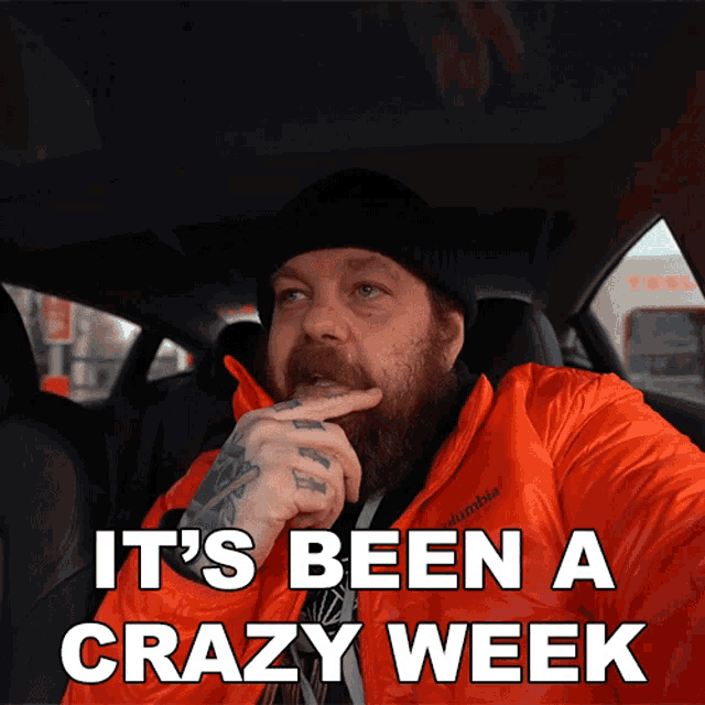 Its Been A Crazy Week Teddy Safarian GIF - Its Been A Crazy Week Teddy Safarian Ohitsteddy GIFs