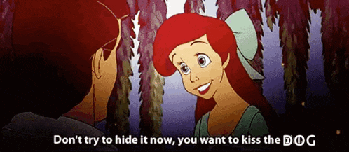 a cartoon of a man and a girl with the words " do n't try to hide it now