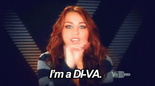 Diva/Drama Queen GIF - Diva Dramaqueen Mileycyrus GIFs