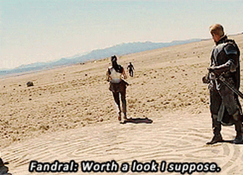 Worth A Look I Suppose GIF - Worth A Look I Suppose Fandral GIFs