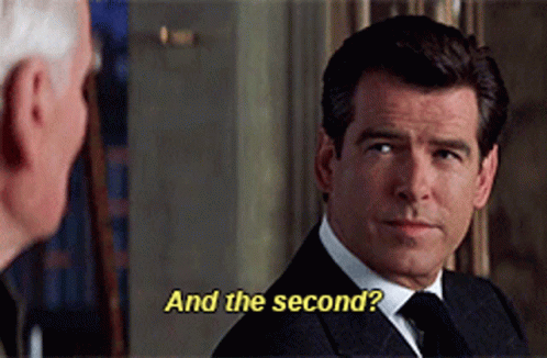 And The Second Pierce GIF - And The Second Pierce Brosnan GIFs